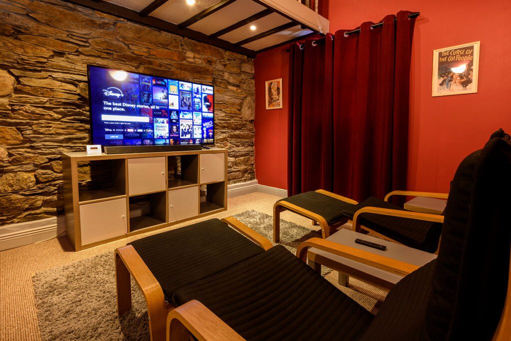 we've upgraded our cottages 3 bgh cinema room